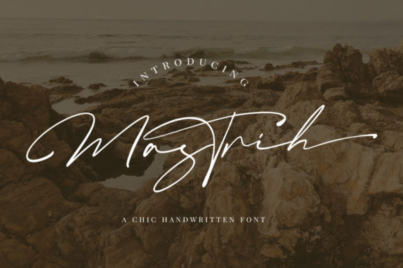 Mastrih Font Poster 1