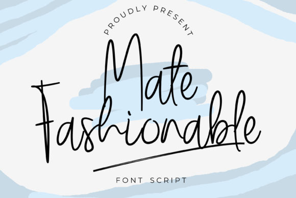 Mate Fashionable Font Poster 1