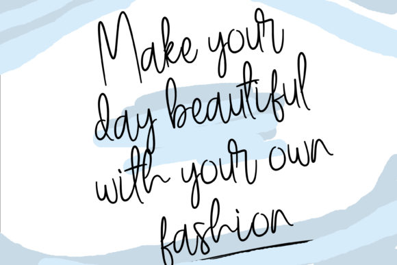Mate Fashionable Font Poster 2
