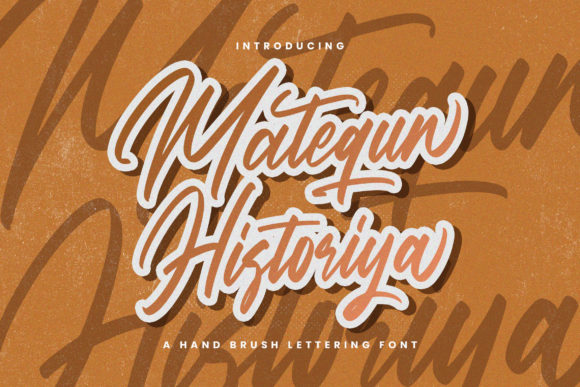 Matequn Historiya Font Poster 1