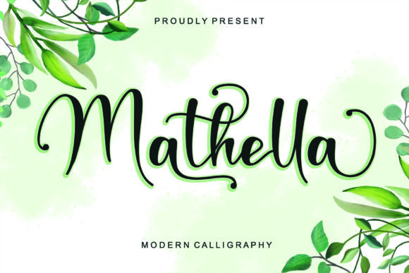 Mathella Font Poster 1