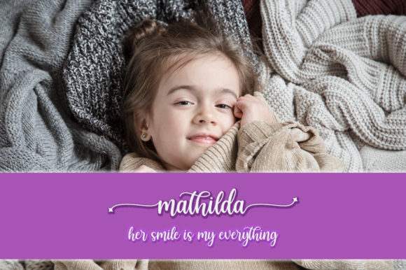 Mathilda Font Poster 3