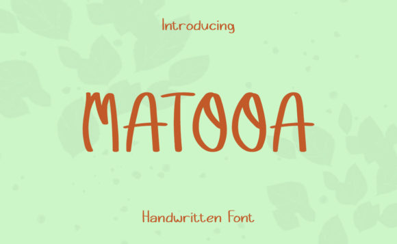 Matooa Font Poster 1