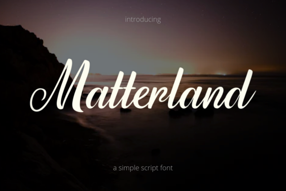 Matterland Font