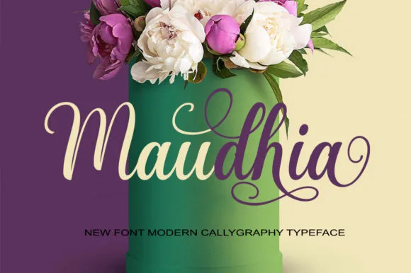 Maudhia Font Poster 1