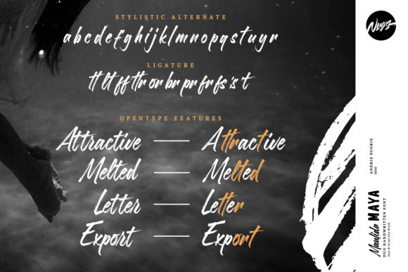 Maulida Maya Font Poster 7