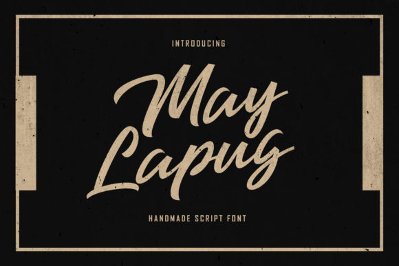 May Lapug Font Poster 1