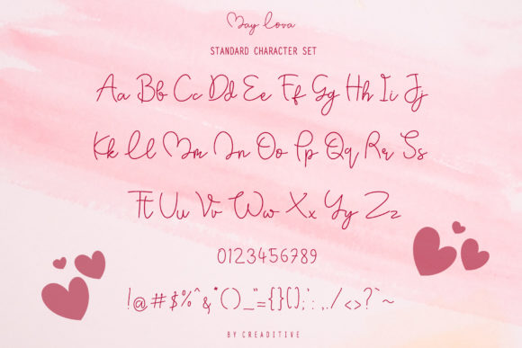 May Lova Font Poster 11