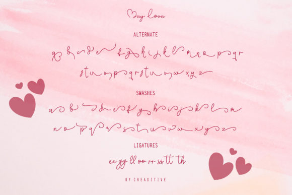 May Lova Font Poster 12
