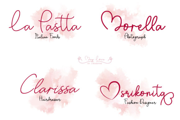 May Lova Font Poster 8