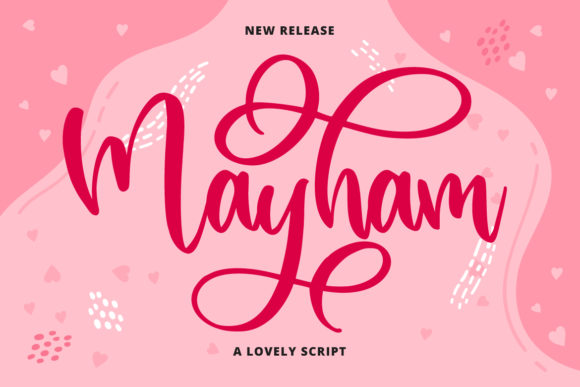 Mayham Font Poster 1