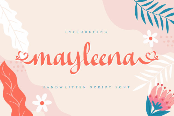 Mayleena Font Poster 1