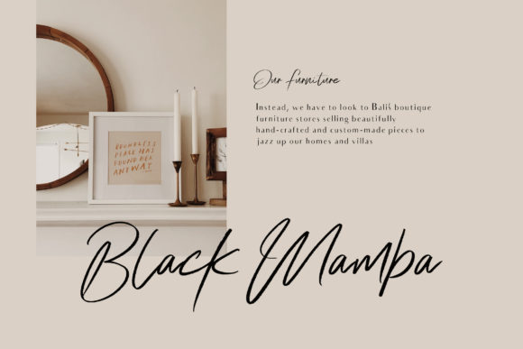 Me Amanda Font Poster 10