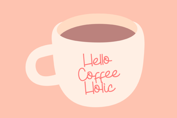 Me and Coffee Font Poster 3
