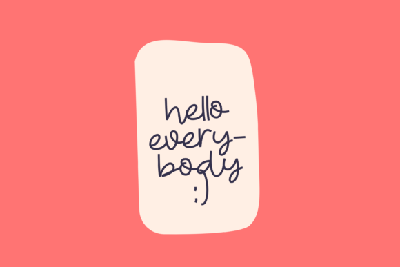Me and Coffee Font Poster 4