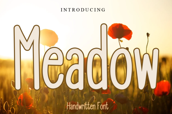 Meadow Font Poster 1
