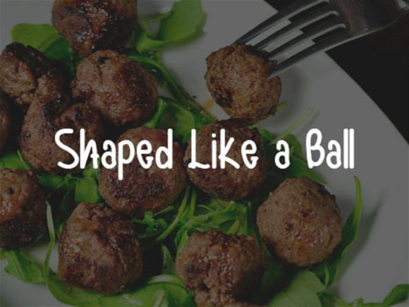 Meatballs Font Poster 4