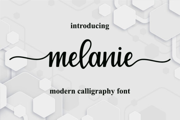 Melanie Font Poster 1