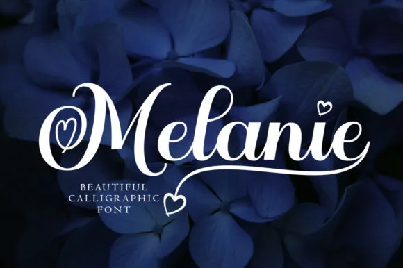 Melanie Font Poster 1
