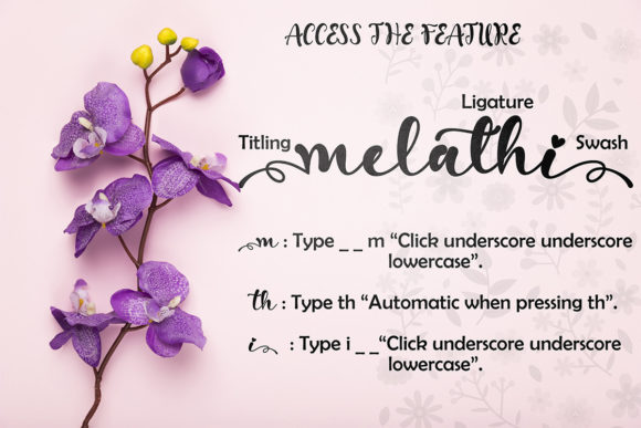 Melathi Font Poster 8