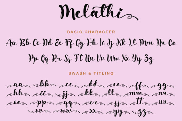 Melathi Font Poster 9