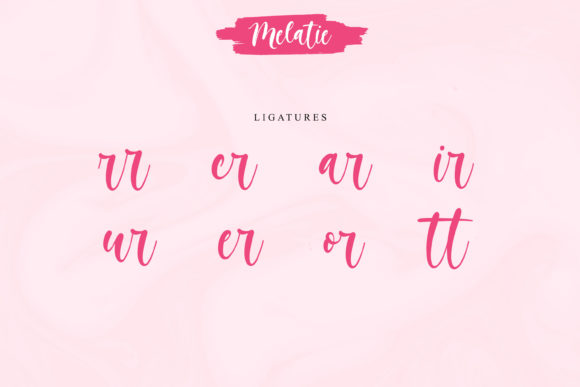 Melatie Font Poster 10