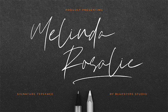 Melinda Rosalie Font Poster 1