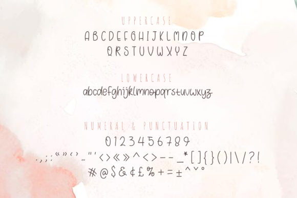 Melinea Font Poster 2