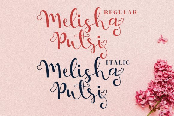 Melisha Putri Font Poster 15