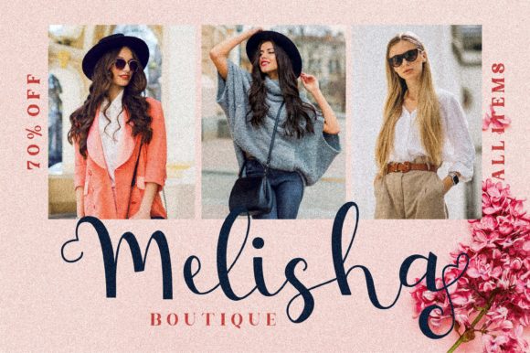 Melisha Putri Font Poster 9