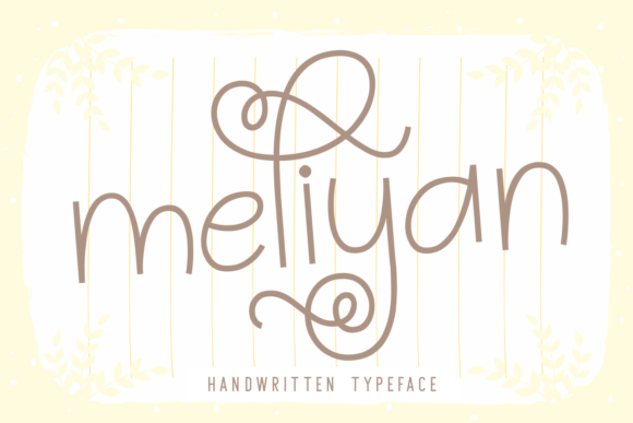 Meliyan Font Poster 1