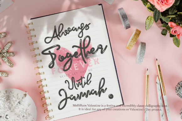 Mellifluous Valentine Font Poster 3