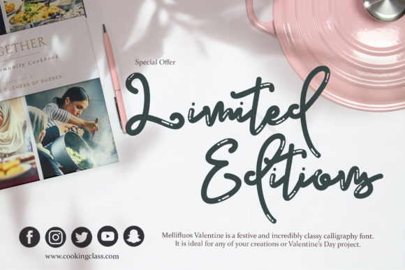 Mellifluous Valentine Font Poster 4