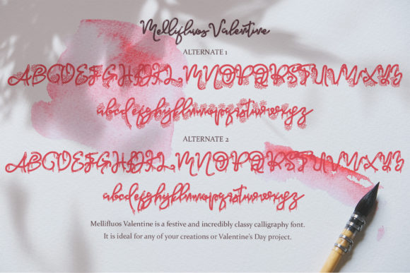Mellifluous Valentine Font Poster 6