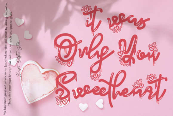Mellifluous Valentine Font Poster 8