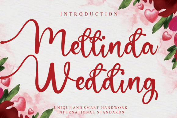 Mellinda Wedding Font Poster 1