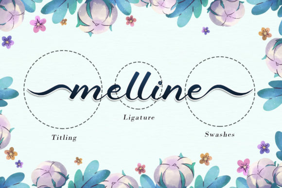 Melline Font Poster 8