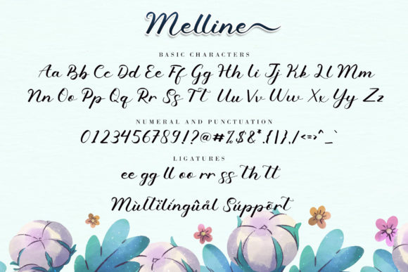 Melline Font Poster 9