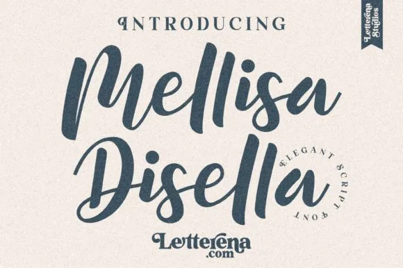 Mellisa Disella Font Mellisa Disella Font Poster 1