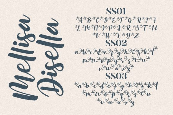 Mellisa Disella Font Poster 14