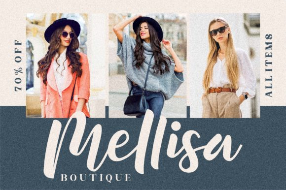 Mellisa Disella Font Poster 9