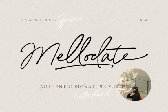 Mellodate Font Poster 1