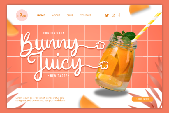 Melly Honney Font Poster 2