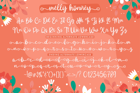 Melly Honney Font Poster 9