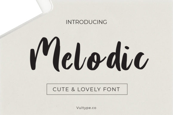 Melodic Font