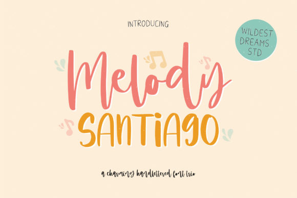 Melody Santiago Font Poster 1