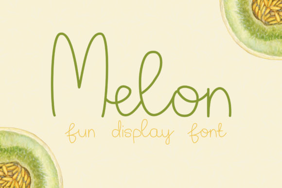 Melon Font Poster 1