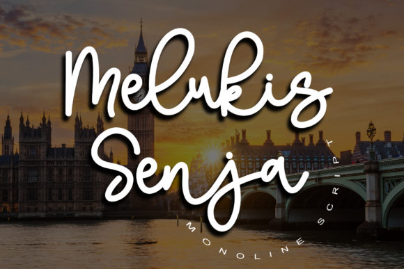 Melukis Senja Font Poster 1