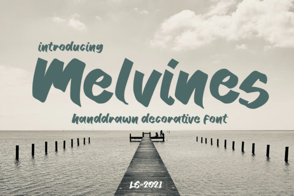Melvines Font Poster 1