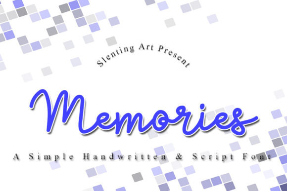 Memories Font Poster 1